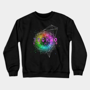 Techno Music Sound Explosion EDM Festival Crewneck Sweatshirt